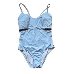Huit Light Blue One Piece Swimsuit